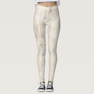  roos gouden anananassegels van koper leggings