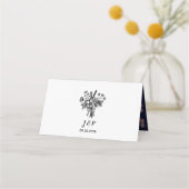 Roos Gouden Ananas DIY Navy Blauw (Achterkant)