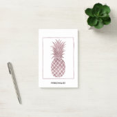 Roos gouden ananas post-it® notes (Kantoor)