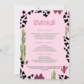 Roos gouden ballon kaart (Achterkant)