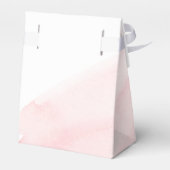 Roos gouden blush altijd en voor altijd script bru bedankdoosjes (Achterkant)