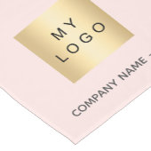 Roos gouden brij logo korte tafelloper (Hoek)