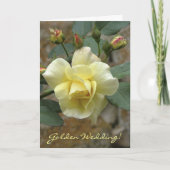 roos, Gouden Bruiloft! Kaart (Voorkant)