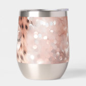 Roos gouden cheeta monogram (Links)