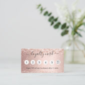 Roos gouden code foto klantenkaartje (Staand voorkant)