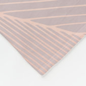 Roos gouden decoratieve achtergrond, elegant. fleece deken (Hoek)