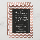 Roos gouden elegante kerkiek bij bruiloft kaart (Voorkant / Achterkant)