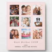 Roos gouden fotocollage fotoplaat (Voorkant)