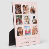 Roos gouden fotocollage fotoplaat (Zijkant)