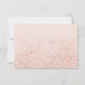 Roos gouden glitter blauwe foto bedankt 16 (Achterkant)