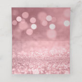 Roos Gouden Glitter Bokeh & Typografie v2 (Binnenkant ongevouwen)