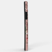 Roos Gouden Glitter Druppelt  Roos Bloemen Naam Case-Mate iPhone Case (Achterkant/rechts)