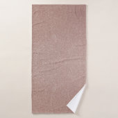 Roos Gouden Glitter Metallic  Girly Sparkly Badhanddoek (Badhanddoek)
