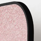 Roos gouden glitter monogram | Girly Modern Sparkl Pickleball Paddle (Links Detail)