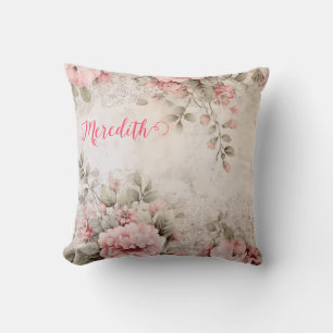 roos gouden glitter, roze folie, kerstinpakpap kussen