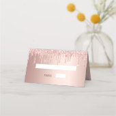 Roos gouden glitter roze glans (Voorkant)