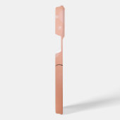 Roos gouden harten iPhone hoesje (Rechterkant)