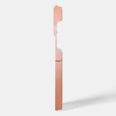 Roos gouden harten iPhone hoesje (Linkerkant)