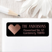 Roos gouden hartslag naam romantisch etiket (Insitu)