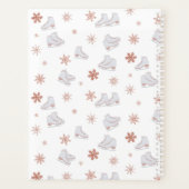 Roos gouden ijs Schaatsen Blush roze schaatsen Mon Planner (Achterkant)