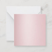 Roos Gouden Kalligrafie Script Monogram Sjabloon (Achterkant)