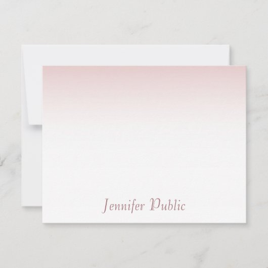 Roos gouden kalligrafie script Sjabloon Elegant (Voorkant)