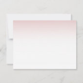 Roos gouden kalligrafie script Sjabloon Elegant (Achterkant)