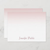 Roos gouden kalligrafie script Sjabloon Elegant (Voorkant / Achterkant)