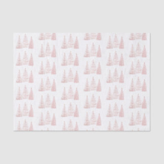 Roos gouden kerstbomen tissuepapier