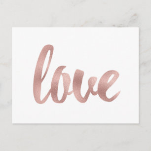 Roos gouden liefde briefkaarten