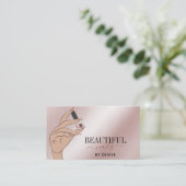 roos gouden nagellak visitekaartje (Staand voorkant)