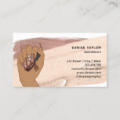 roos gouden nagellak visitekaartje (Achterkant)