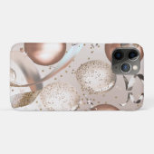 Roos gouden roze lint & glitter ballonnen Case-Mate iPhone case (Achterkant (horizontaal))