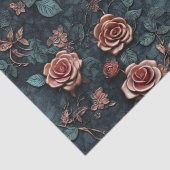 Roos gouden Rozen Tissuepapier (Detail)