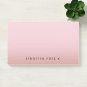 Roos Gouden Sjabloon Moderne achtergrond Elegant Post-it® Notes (Kantoor)