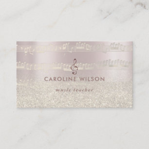 roos gouden sleutel en faux glitter visitekaartje