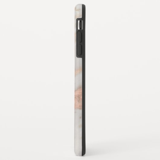 Roos-gouden smelttextuur Case-Mate iPhone case (Achterkant/links)