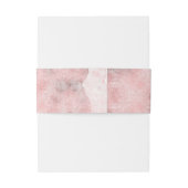 Roos Gouden Spletters Achtergrond Modern Uitnodigingen Wikkel (Achterkant Voorbeeld)