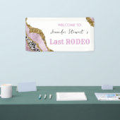 Roos gouden sprankelende glitter disco bachelorett spandoek (Beurs)