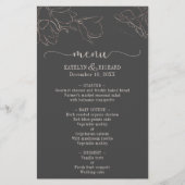 Roos goudflorsilhouet Weddenschappen (Voorkant)