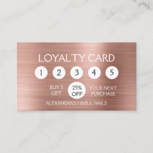 Roos goudfolie Blush Pink Folie Loyalty Punch