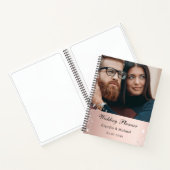 Roos goudglitter bruid notitieboek (Binnen)