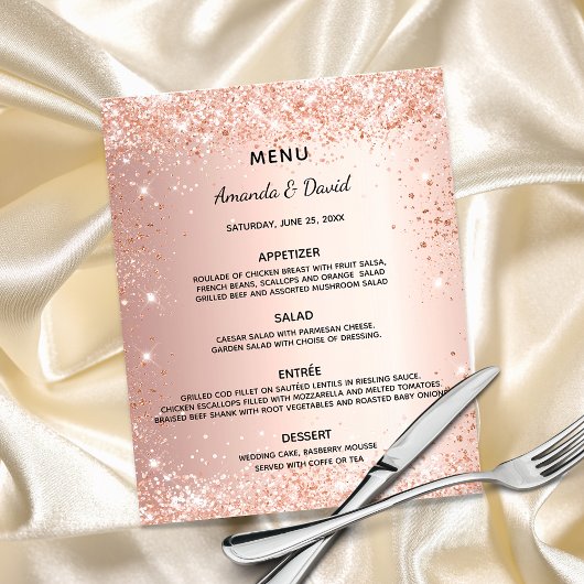 Roos goudglitter budget voor weddenschappen flyer