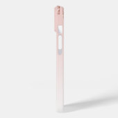 Roos goudglitter drup zwart roze meisjesnaam Case-Mate iPhone case (Achterkant / Links)