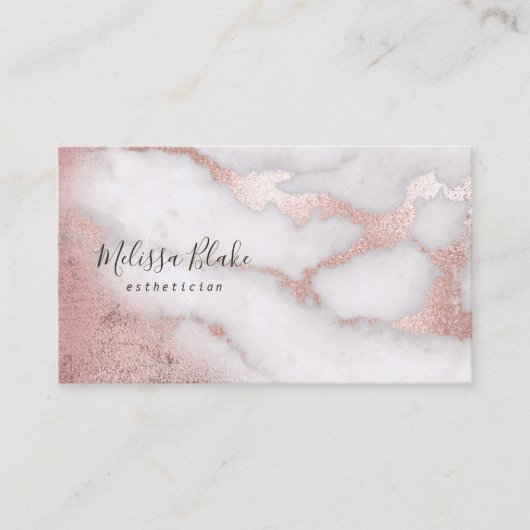 roos goudmarmer visitekaartje (Voorkant)