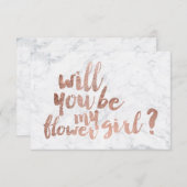 Roos goudmarmerbloemmeisje (Voorkant / Achterkant)