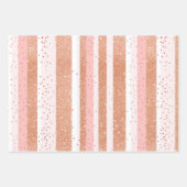 Roos goudpatroon inpakpapier vel (Voorkant 2)