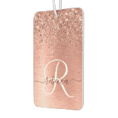 Roos goudpenseel Glitter Monogram Luchtverfrisser (Links)