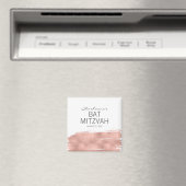 Roos goudpenseelbedekking Mitzvah Magnet Magneet (Insitu (Vaatwasser))