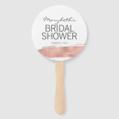 Roos goudpenseelblikken met Vrijgezellenfeesten ha Handwaaier (Voorkant)